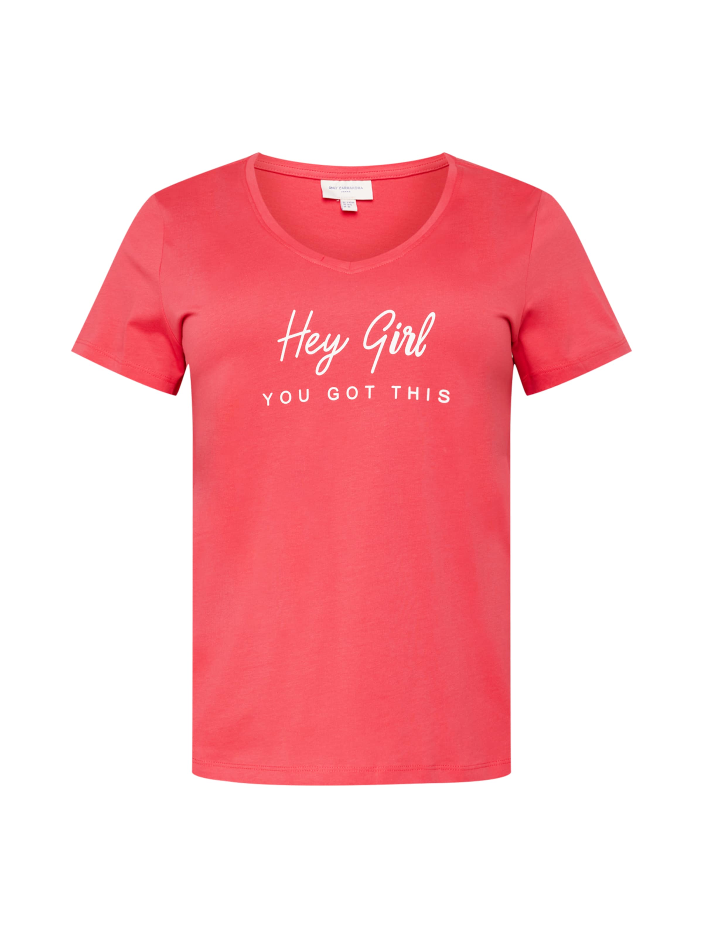 Frauen Shirts & Tops ONLY Carmakoma T-Shirt 'LOTTI' in Hellrot - ZI46011