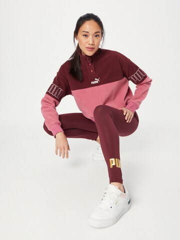 PUMA Skinny Sportbroek in Lila