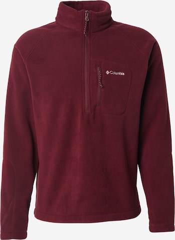Pullover sportivo 'Fast Trek' di COLUMBIA in rosso: frontale