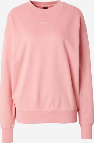 BOSS Sweatshirt 'C_Eteia' i rosa: framsida