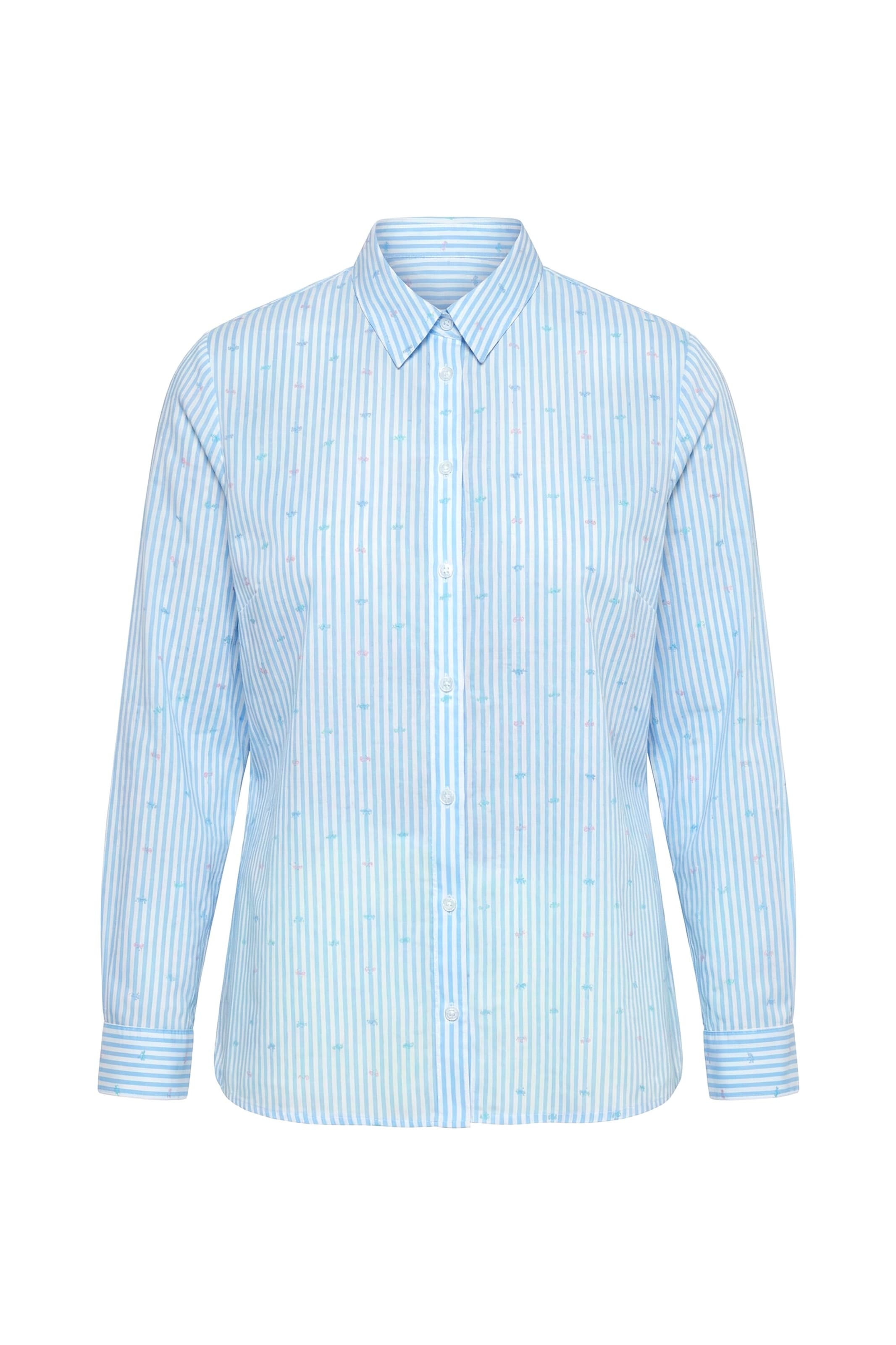 Angel of Style Bluse in Blau: Vorderseite