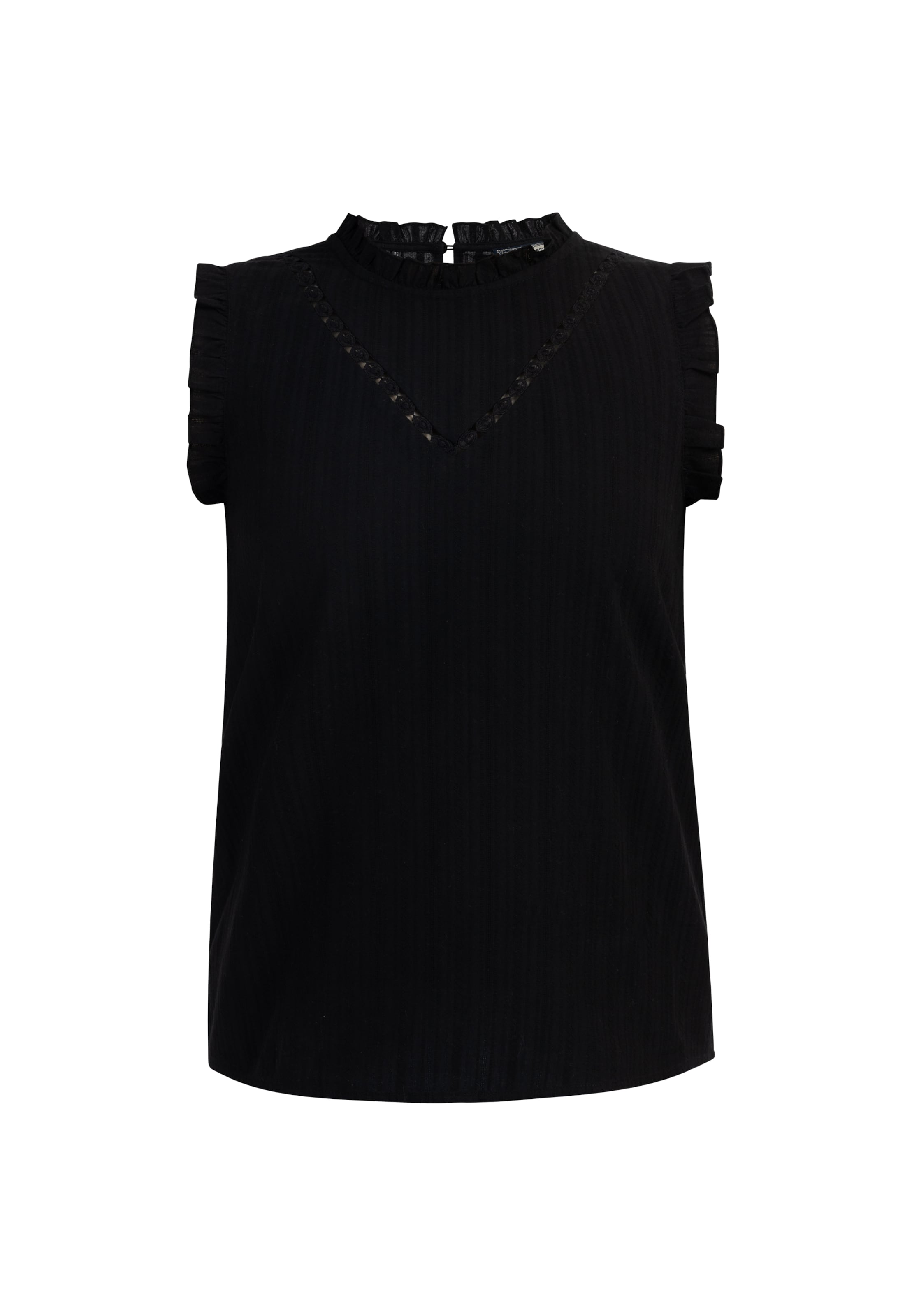 DreiMaster Vintage Blúzka - Čierna: predná strana