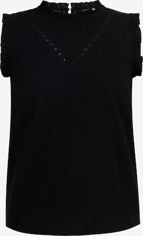 DreiMaster Vintage Blouse in Black: front