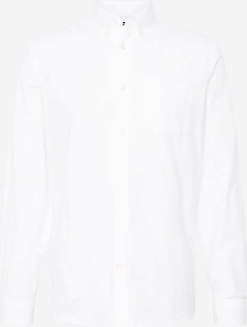 GAP Regular fit Риза в бяло: отпред