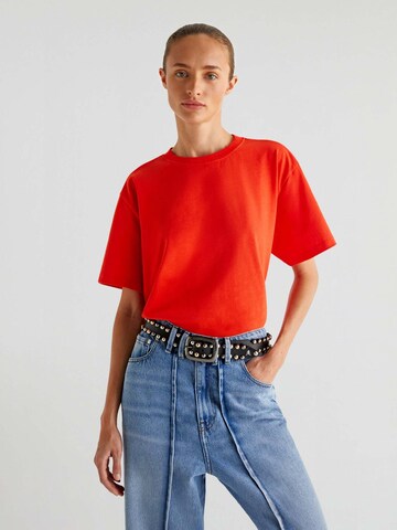 T-shirt 'Back Knot' Scalpers en orange : devant