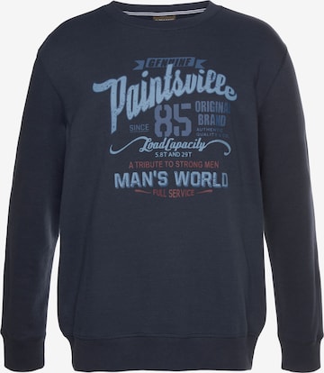 Man's World Sweatshirt in Blau: Vorderseite
