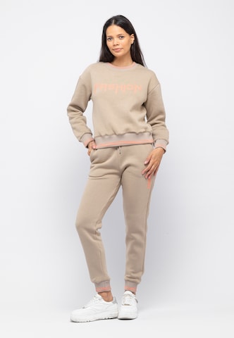 Tom Barron Tracksuit in Beige