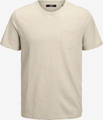 JACK & JONES - Camiseta 'Tropic' en beige: frente