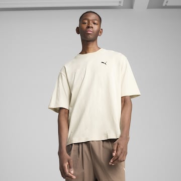PUMA Shirt 'Wardrobe Ess' in Beige: voorkant