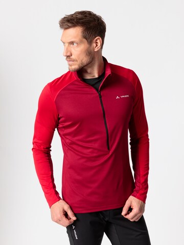 VAUDE Functioneel shirt 'Larice Light II' in Rood: voorkant