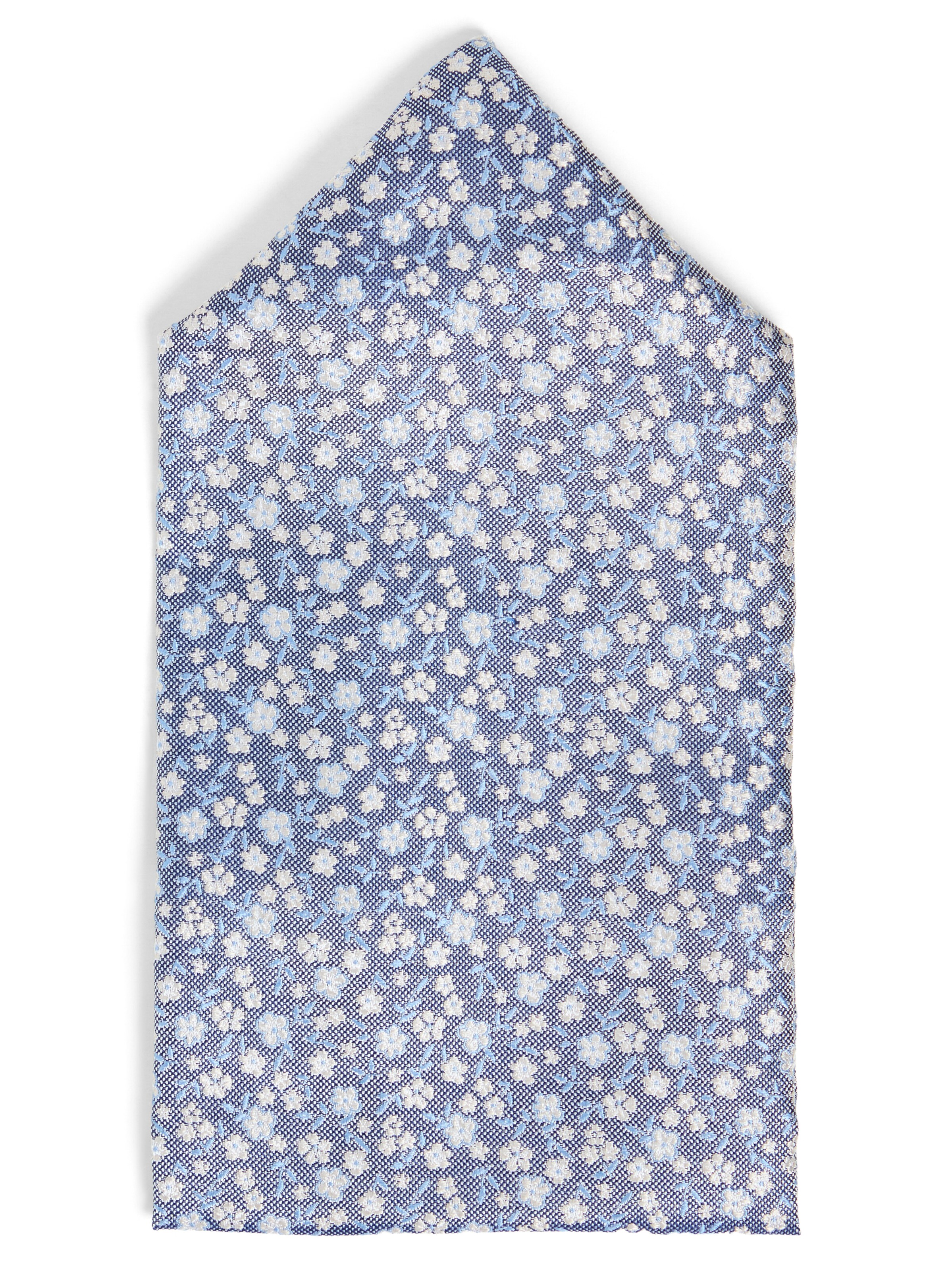 Finshley & Harding London Fliege und Einstecktuch ' ' in Blau