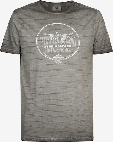 T-Shirt 'Voltage' Petrol Industries en gris : devant