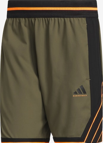 ADIDAS PERFORMANCE Sportshorts 'Crazy Lite' in Grün: Vorderseite