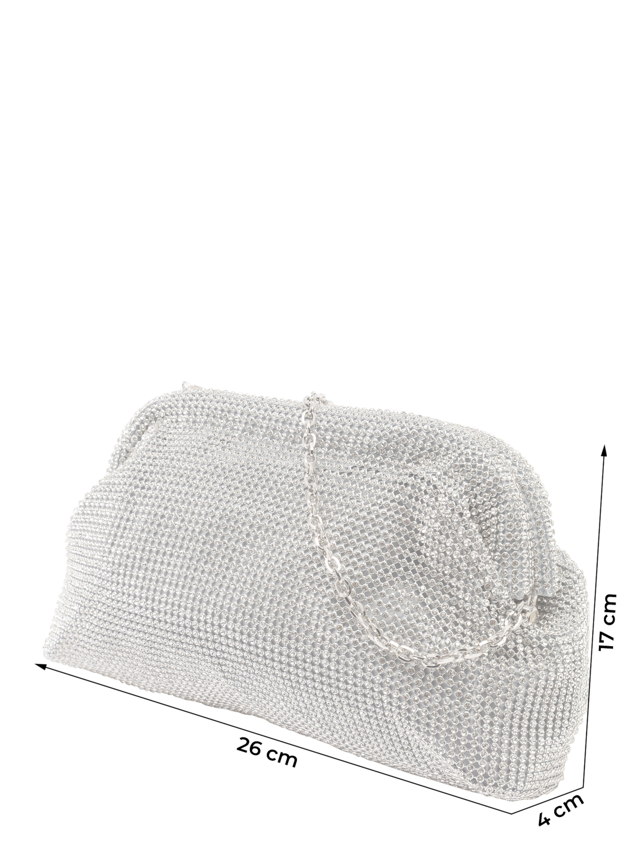 mascara Pikkulaukku värissä hopea