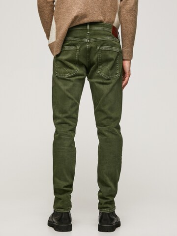 Pepe Jeans Slimfit Jeans 'STANLEY' in Groen