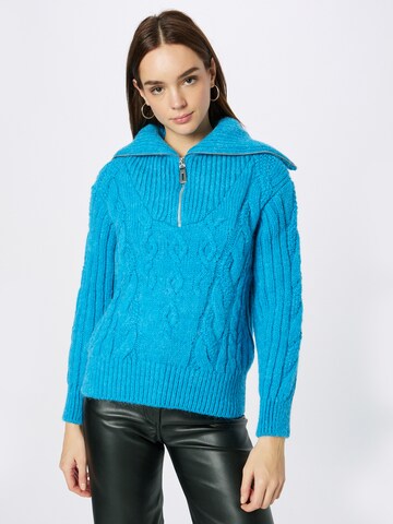 River Island Sweater in Blue: front