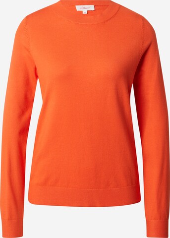 s.Oliver Sweater in Orange: front