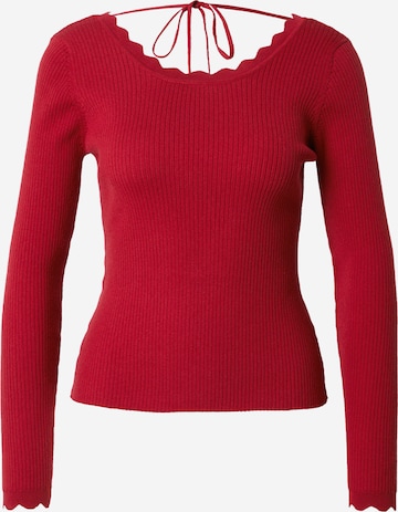 ABOUT YOU Sweater 'Elsa' in Red: front