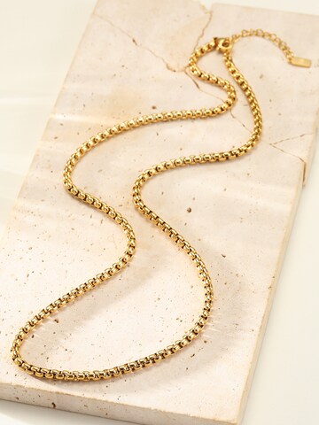 Hey Happiness Ketting 'Thick Box' in Goud