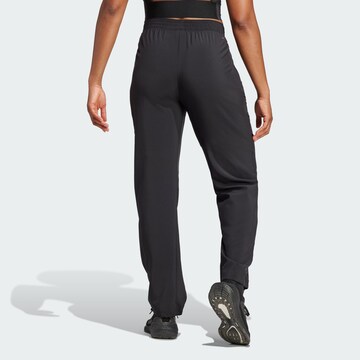 Wide leg Pantaloni sport de la ADIDAS PERFORMANCE pe negru