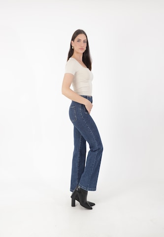 Elara Loosefit Broek in Blauw