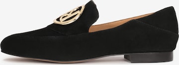 Kazar Classic Flats in Black: front