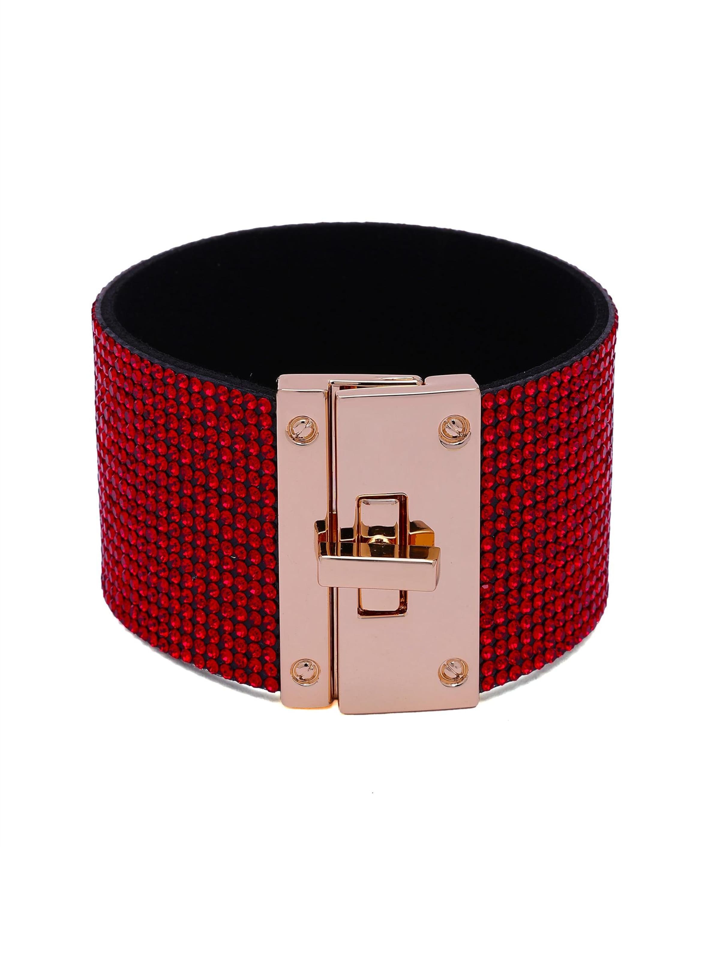 Braccialetto 'Diva' di AVANT-GARDE PARIS in rosso