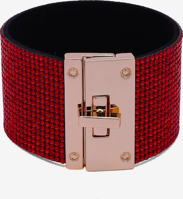 AVANT-GARDE PARIS - Pulseira 'Diva' em vermelho: frente