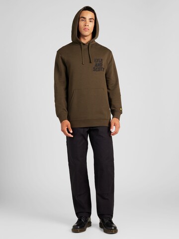 Lyle & Scott - Sweatshirt em verde