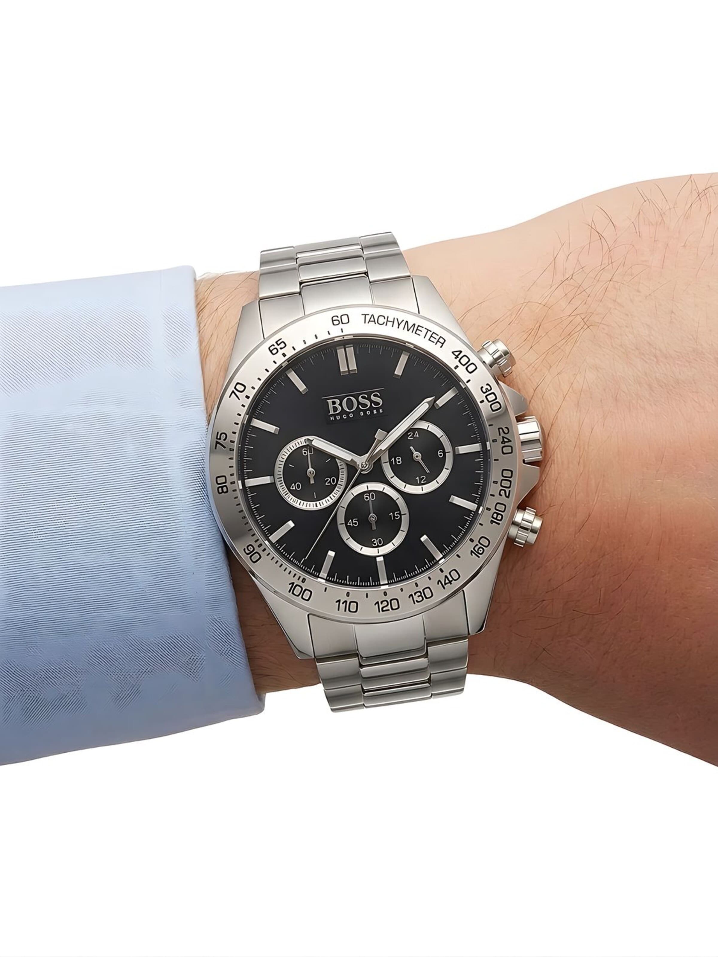 BOSS - Reloj analógico 'Herrenuhr HB1512965' en plata: frente