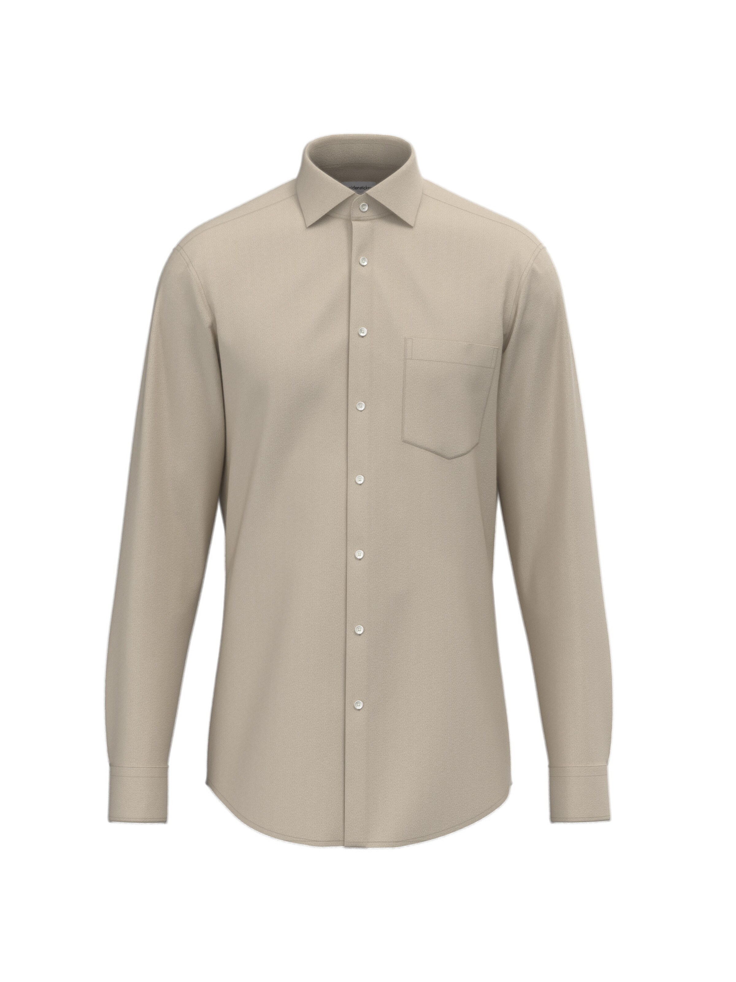 SEIDENSTICKER Regular fit Zakelijk overhemd in Beige