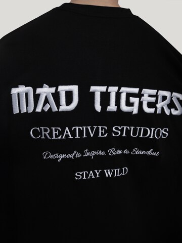 MAD TIGERS Shirt 'Creative Studios' in Black