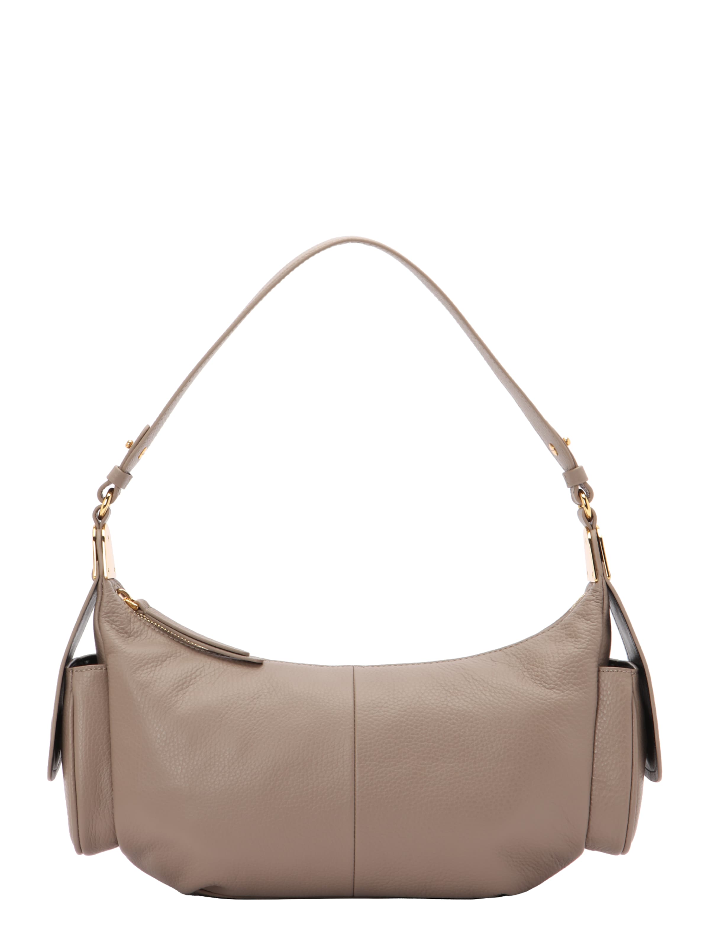 Coccinelle Shoulder Bag 'CAMPUS' in Grey: front