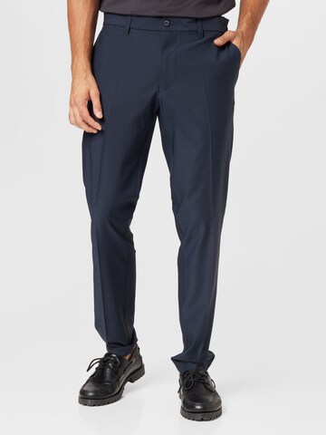 J.Lindeberg Slimfit Sportbroek 'Ellott' in Blauw: voorkant