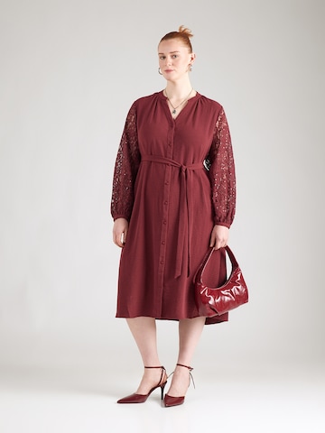 ONLY Carmakoma Shirt dress 'CARKAMMY' in Red