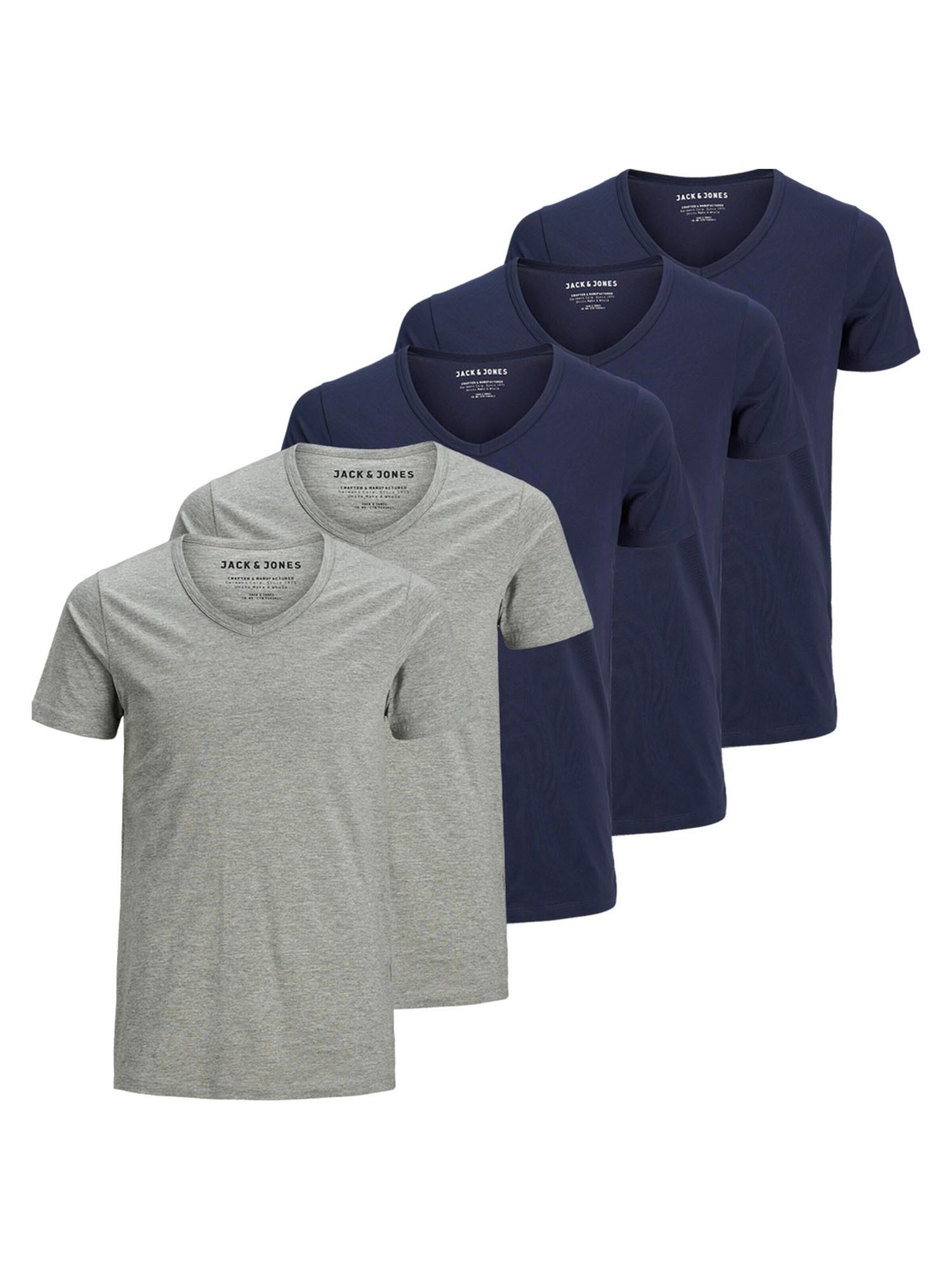 JACK & JONES Shirt 'Essentials'‌‌‌‌‌‌ in Grau: Vorderseite