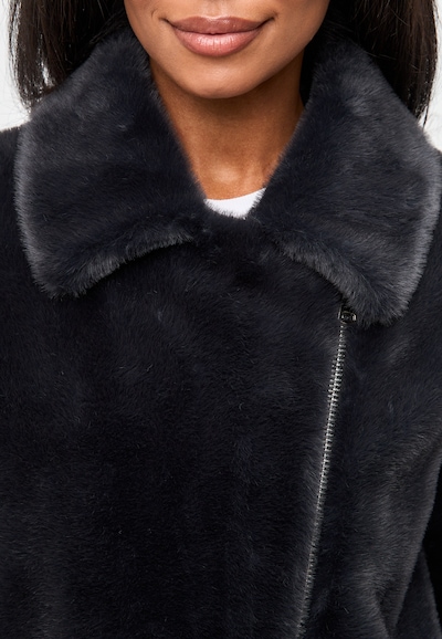 CESARE GASPARI Manteau d’hiver en S en anthracite, Vue avec produit