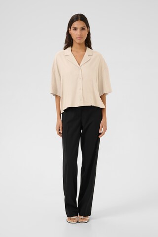 KAREN BY SIMONSEN Bluse 'Vala' in Beige