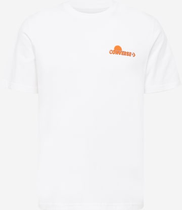 CONVERSE T-Shirt 'MOON MOUNTAIN' in Weiß: predná strana