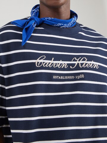 Tricou de la Calvin Klein Jeans pe albastru