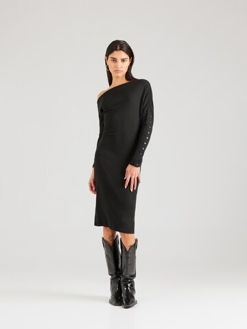 Robe Lauren Ralph Lauren en noir : devant