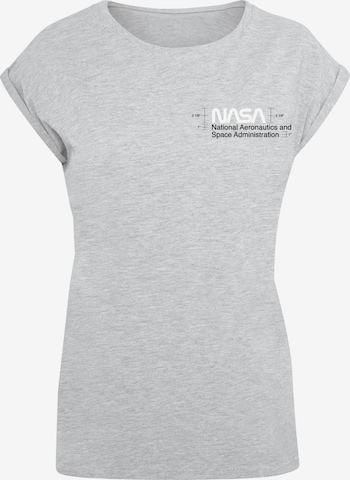 Merchcode Shirt 'NASA - Aeronautics' in Grey: front