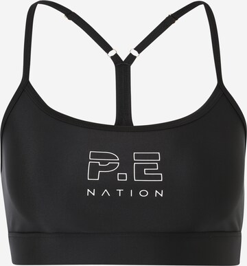 Bustier Soutien-gorge P.E Nation en noir : devant