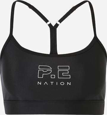 P.E Nation Bustier BH in Schwarz: predná strana