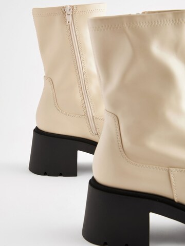 Next - Botines en blanco