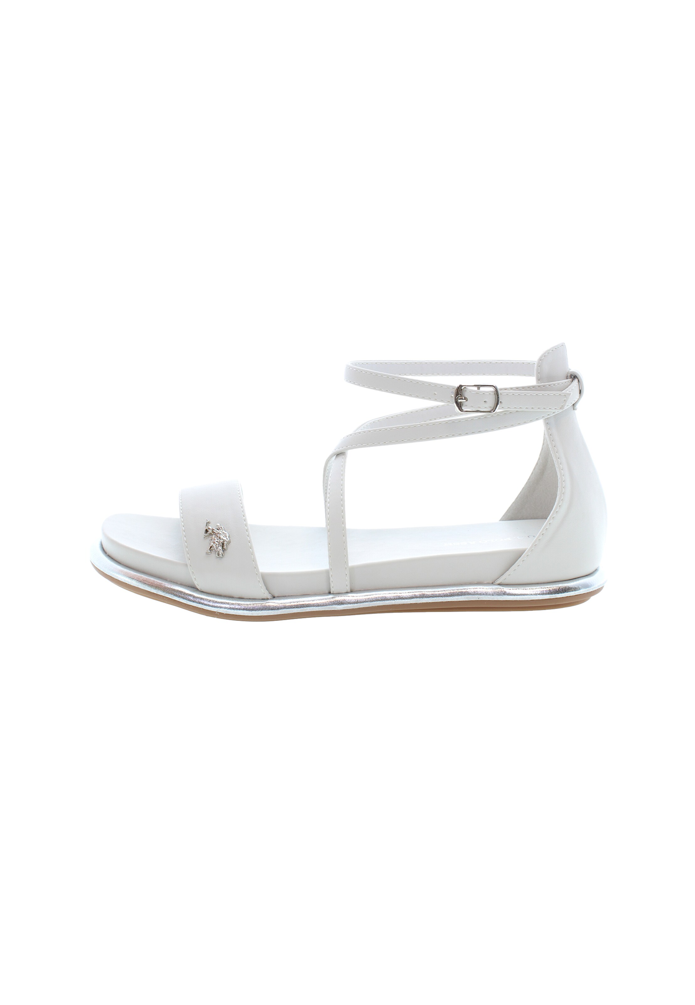U.S. POLO ASSN. Sandal in White: front