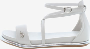 U.S. POLO ASSN. Sandal in White: front