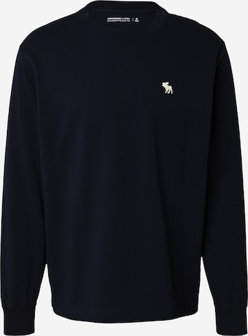 Sweat-shirt Abercrombie & Fitch en bleu : devant