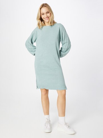 ICHI Knitted dress in Green: front