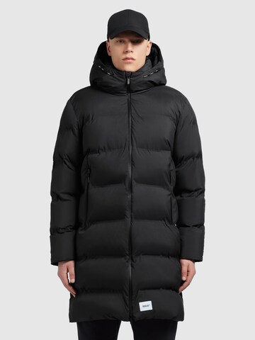 khujo Winter Coat ' CAIUS ' in Black: front